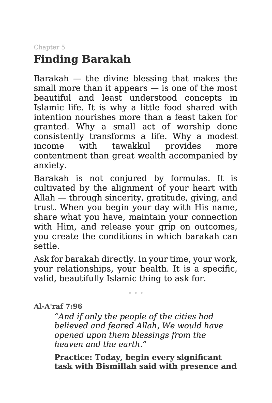 Healing Through Tawakkul